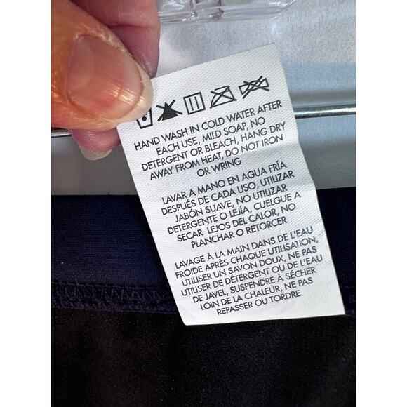 TYR Sport Women's Solid Diamondback Workout Bikini Swim Suit NWOT Navy - Picture 9 of 9